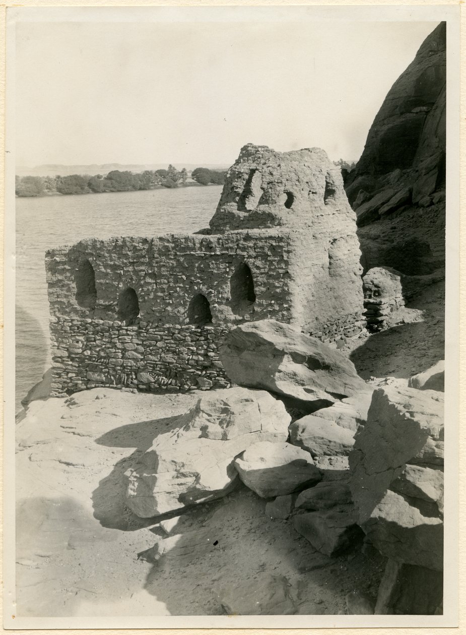 Koepelkerk, Qasr Ibrim, Egypte, foto door Ugo Monneret de Villard door Ugo Monneret de Villard