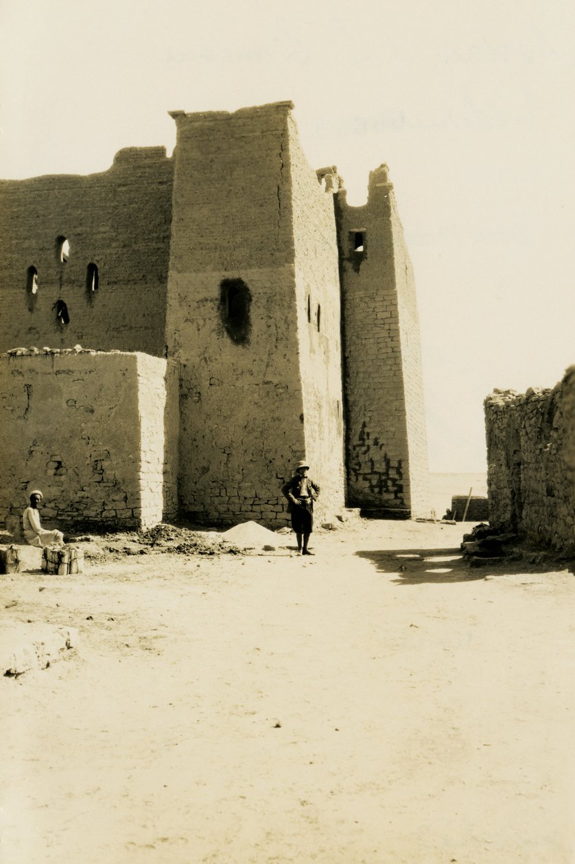 Klooster van St Simeon, Aswan, Egypte, foto door Ugo Monneret de Villard door Ugo Monneret de Villard