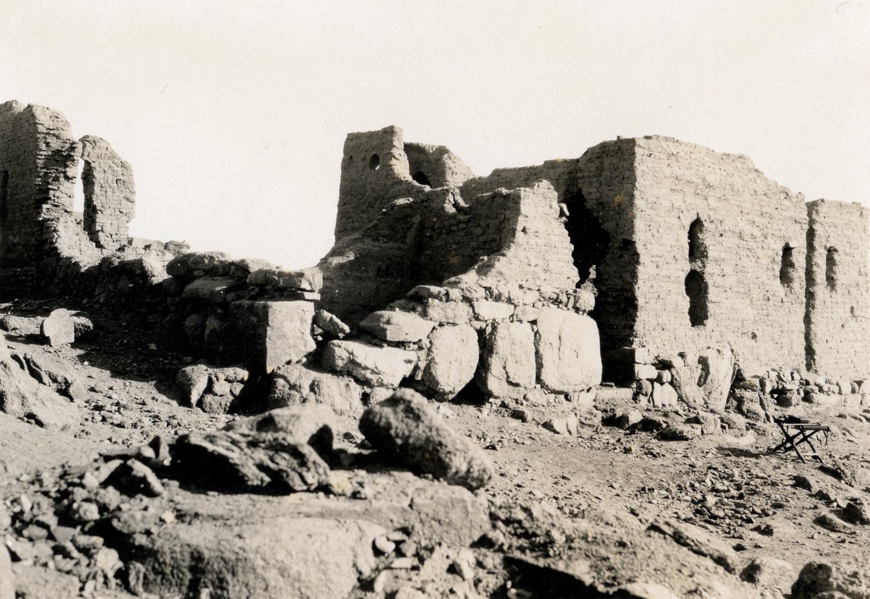 Ruïnes op het eiland Bigeh, Egypte, foto door Ugo Monneret de Villard door Ugo Monneret de Villard