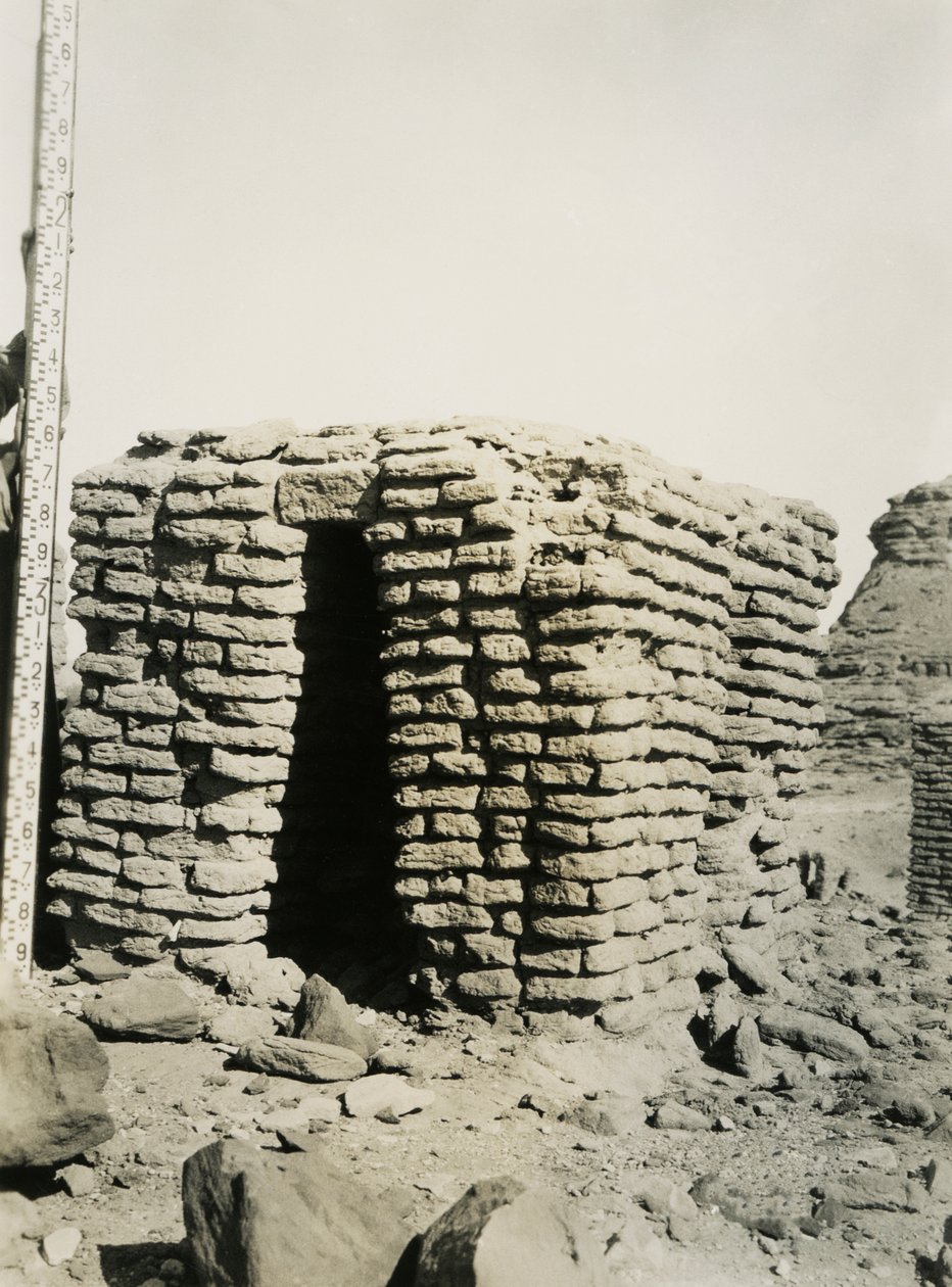 Graf in noordelijke necropolis, Qasr Ibrim, Egypte, foto door Ugo Monneret de Villard door Ugo Monneret de Villard