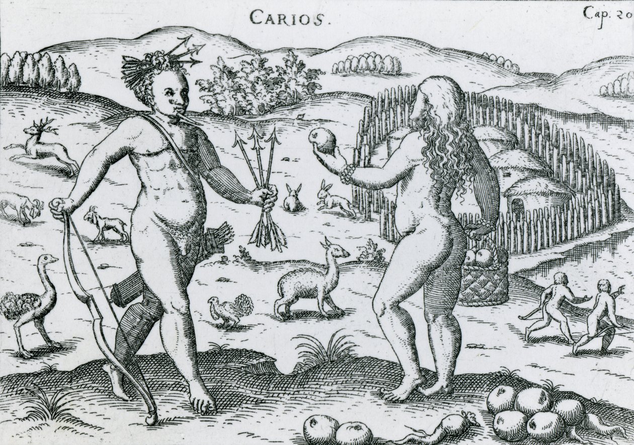 De Carios van Paraguay, 1599 door Ulrich Schmidl