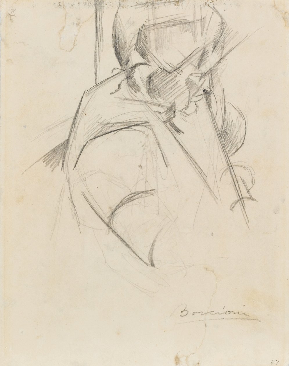 Borstbeeld van de Moeder door Umberto Boccioni