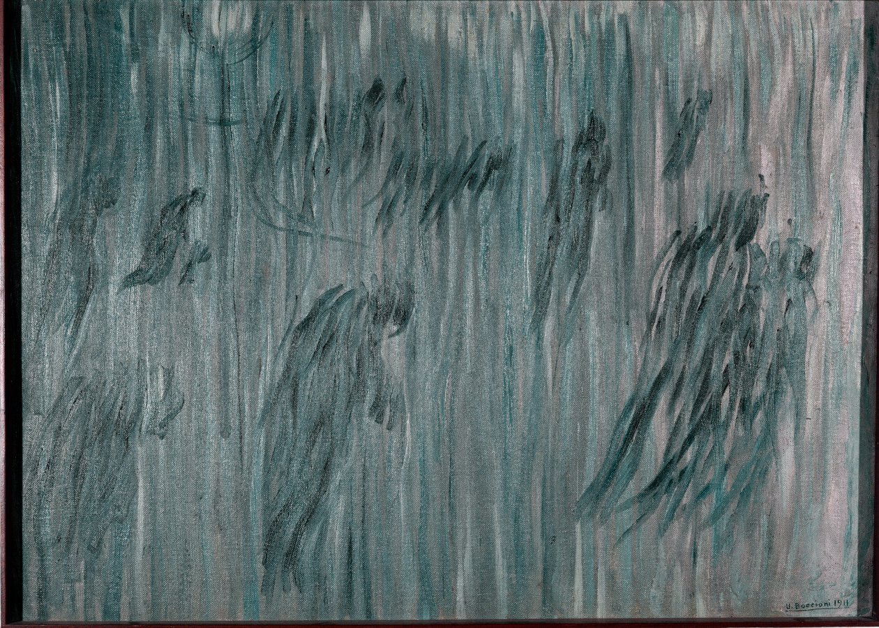 Stemmingen I, 3: degenen die blijven door Umberto Boccioni