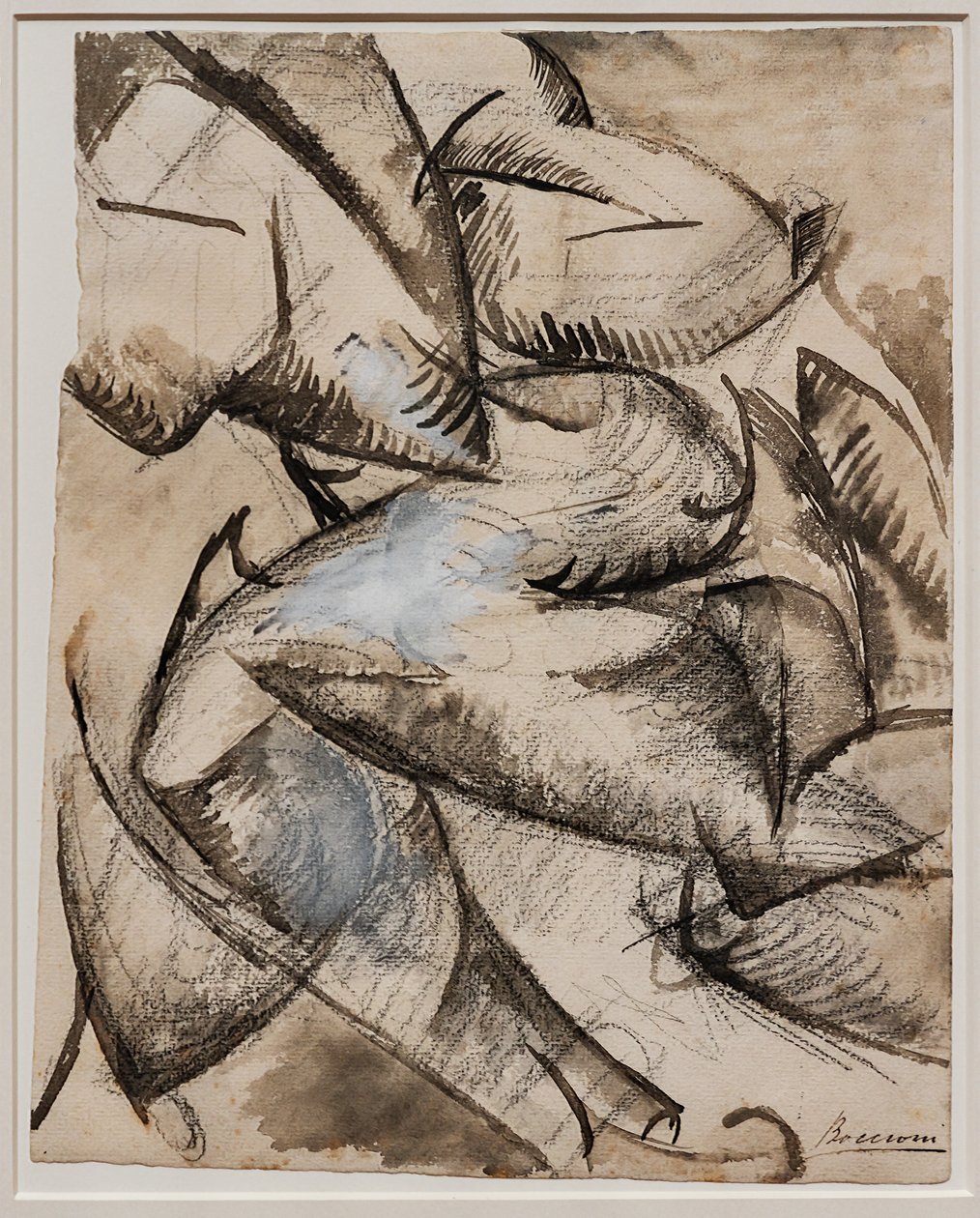 Ik wil menselijke vormen in beweging zien (Spieren in beweging) door Umberto Boccioni
