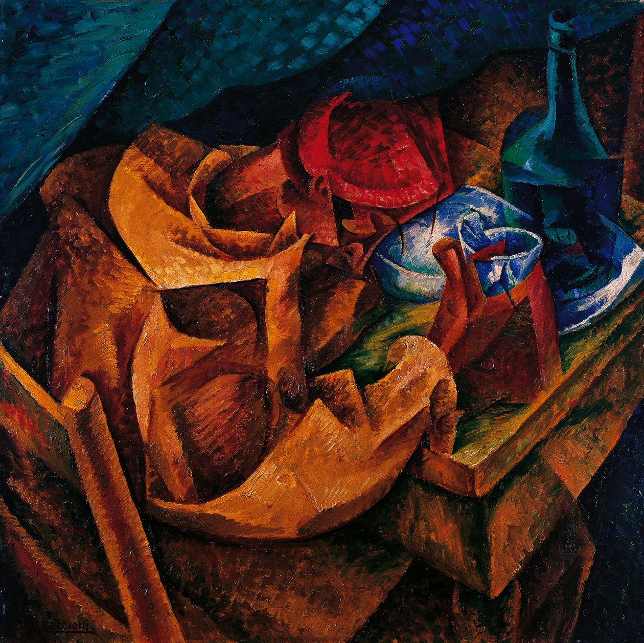 De drinker door Umberto Boccioni