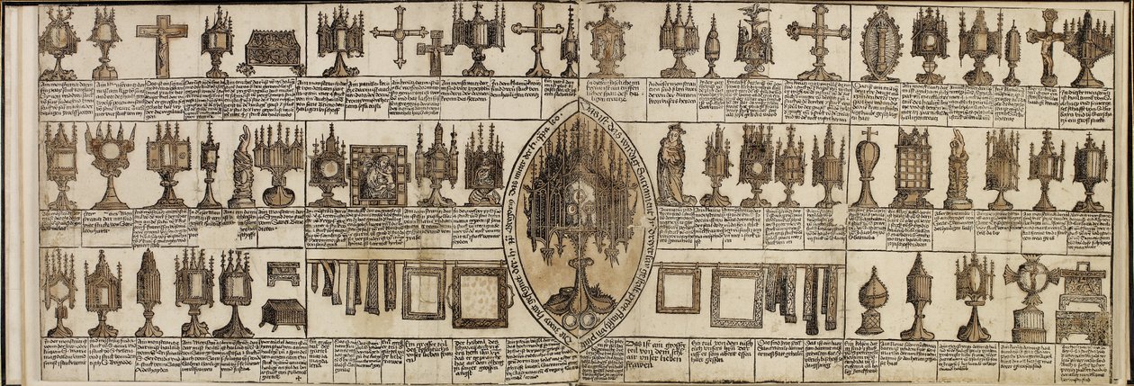 Andechser Heiltumsbrief van 1496 door Unbekannt Unbekannt