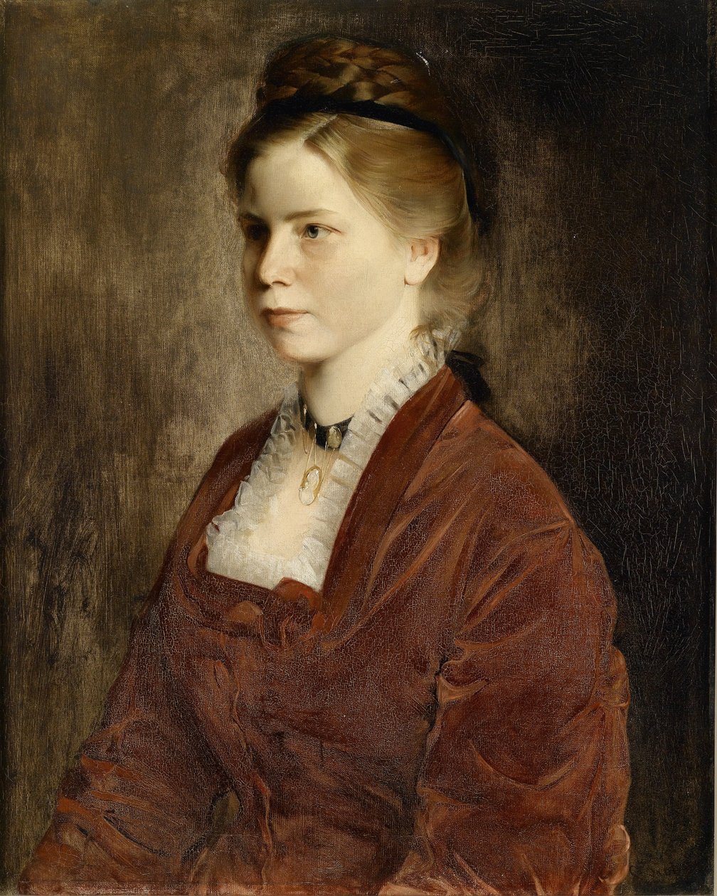 Portret van Emma Wickerhauser door Unbekannt Unbekannt