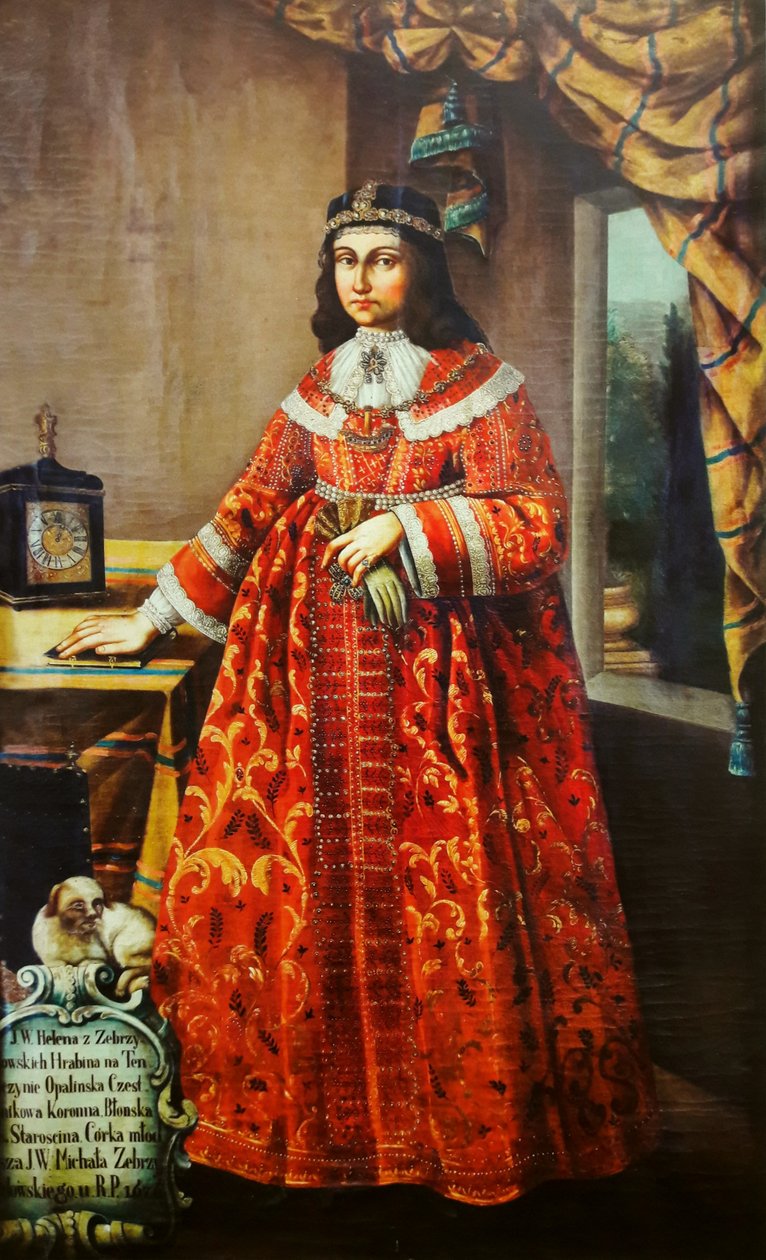 Portret van Helena Opalińska née Zebrzydowska door Unbekannt Unbekannt