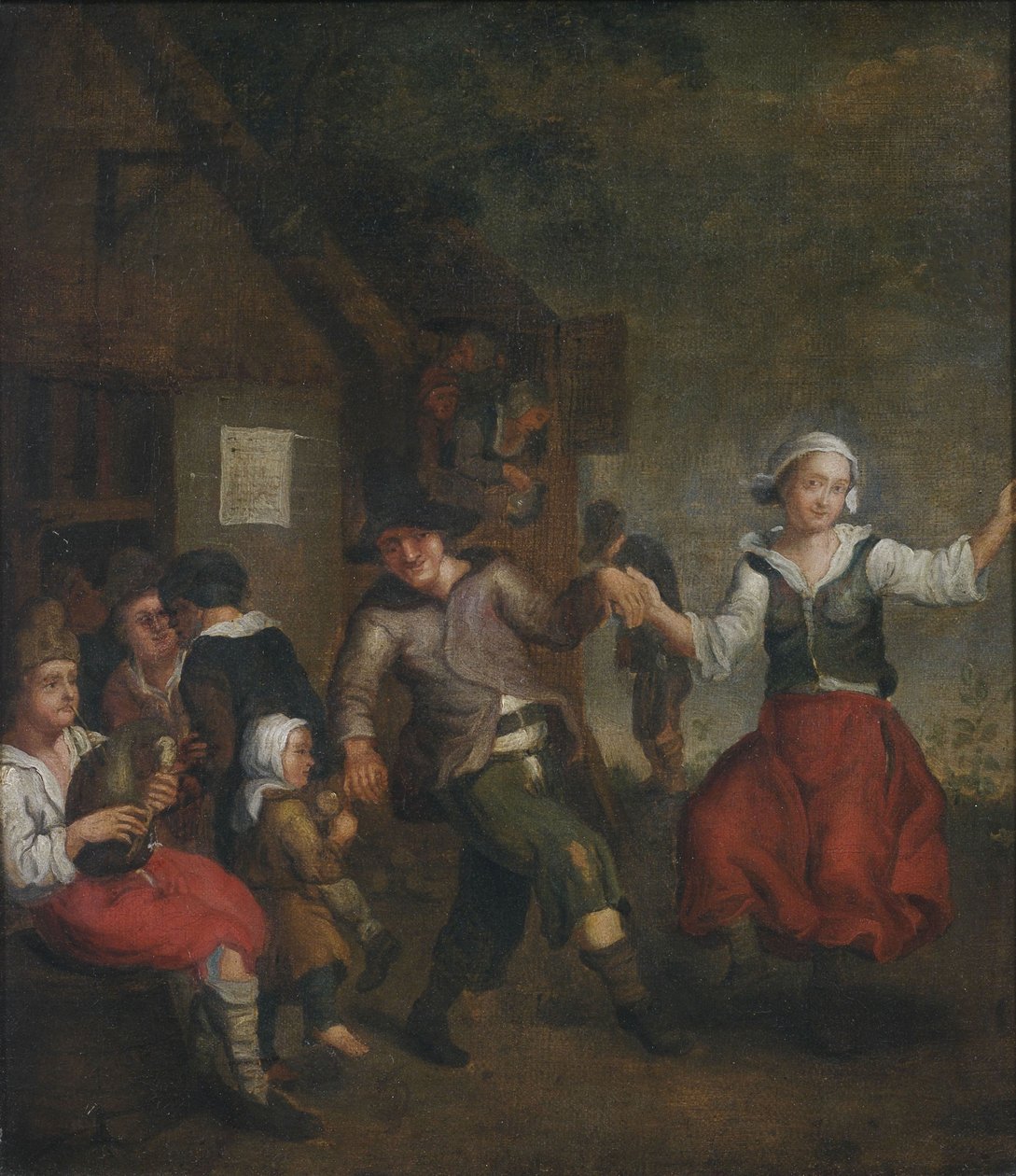 Dansende boeren door Unbekannt Unbekannt