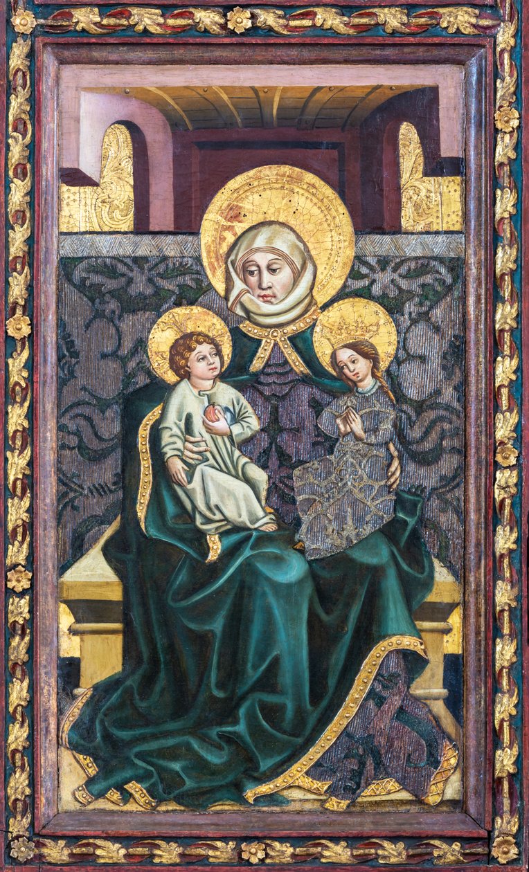 Maagd en Kind met Sint Anna door Unbekannt Unbekannt