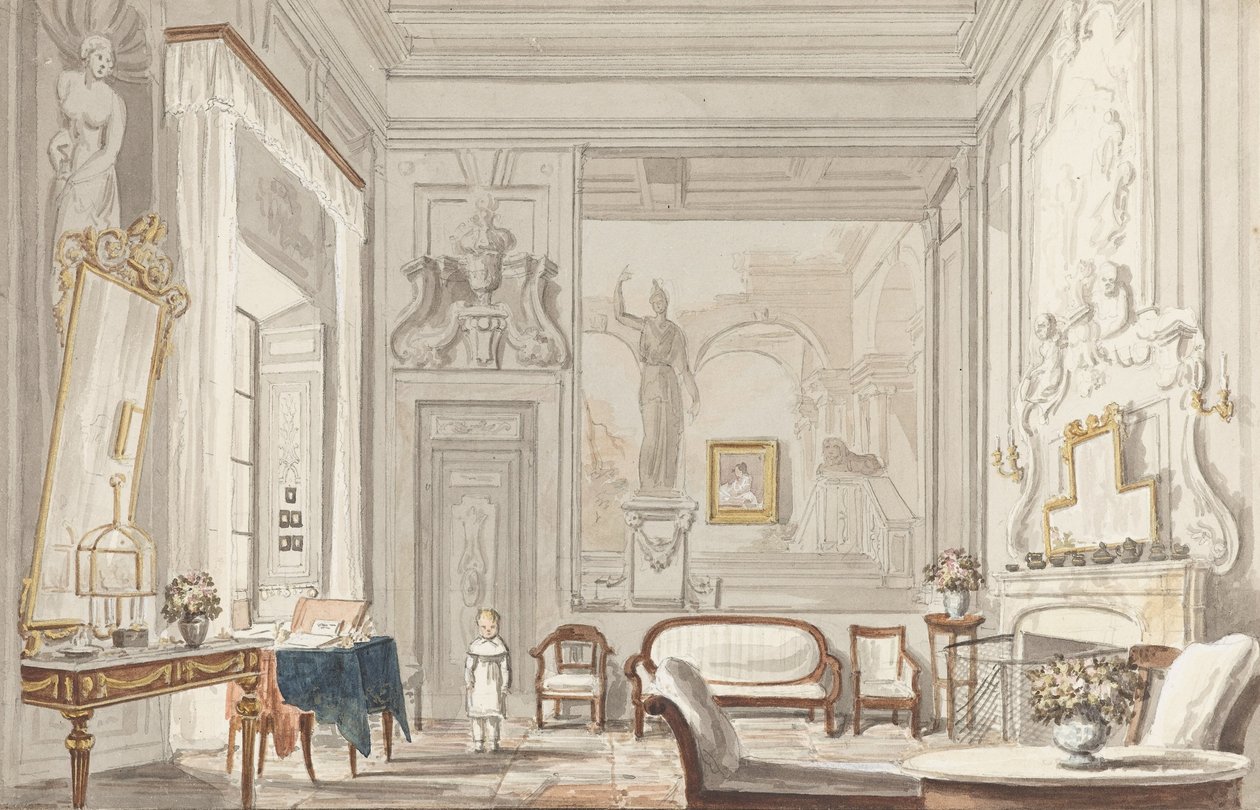 Een Kamer in een Florentijns Paleis door Unbekannt Unbekannt
