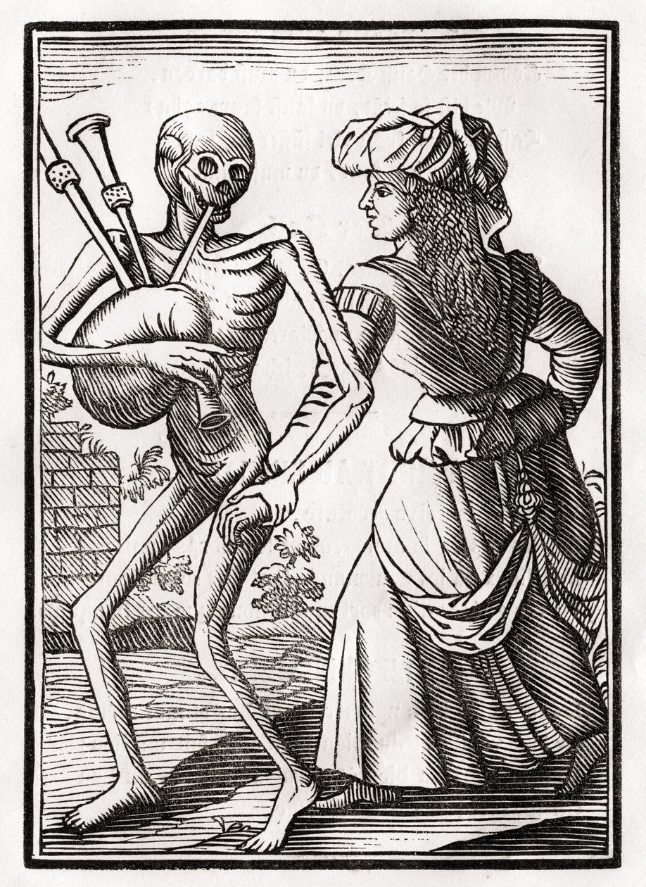 De dood komt voor de ongelovige vrouw, uit 