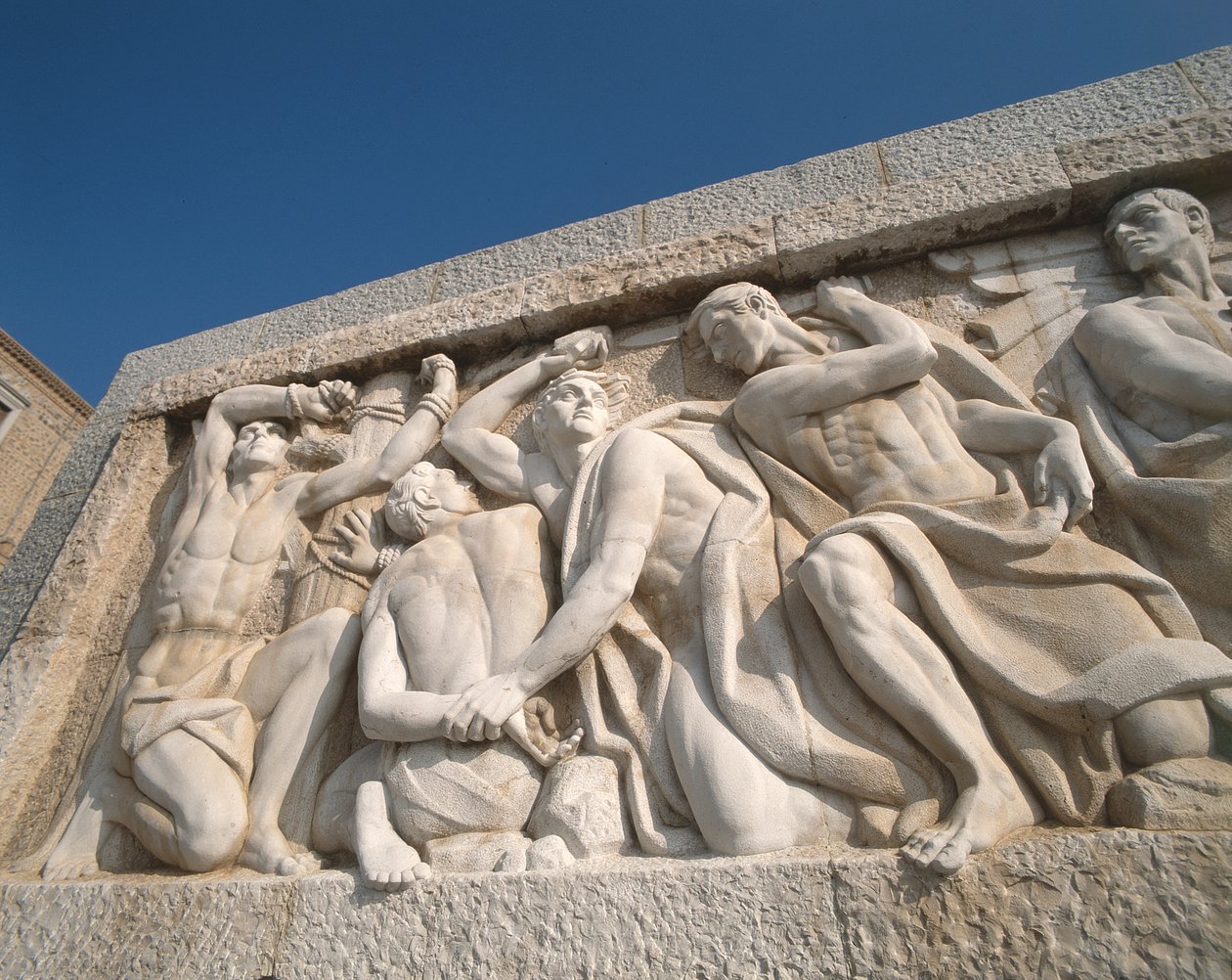 (detail) van het Monument voor de Overwinning door Juan de Avalos door Unbekannt Unbekannt