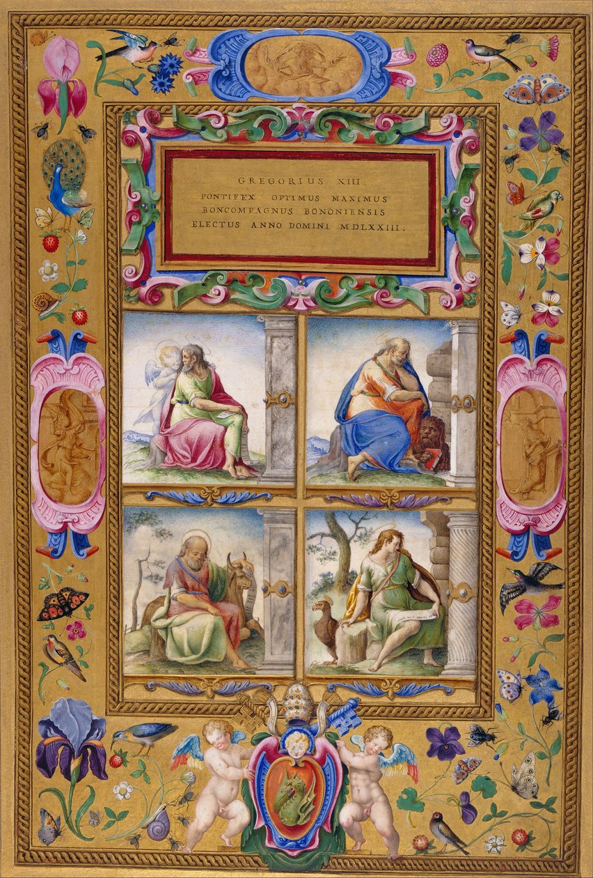 De Vier Evangelisten door Unbekannt Unbekannt