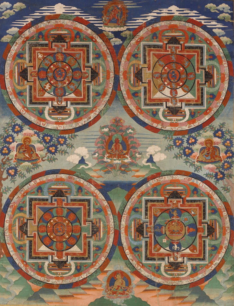 Vier mandala