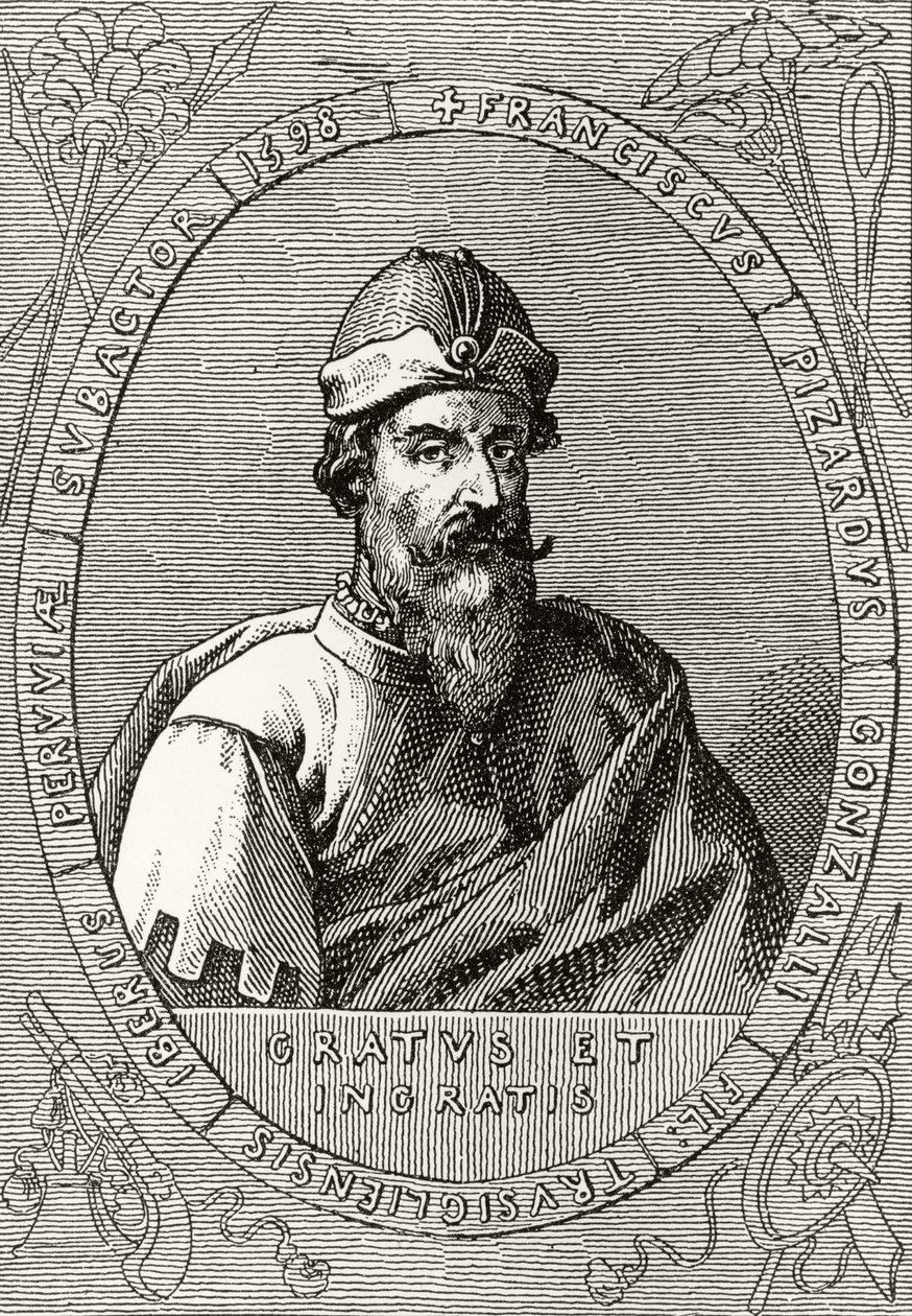 Francisco Pizarro Gonzalez door Unbekannt Unbekannt