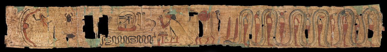 Begrafenis papyrus door Unbekannt Unbekannt