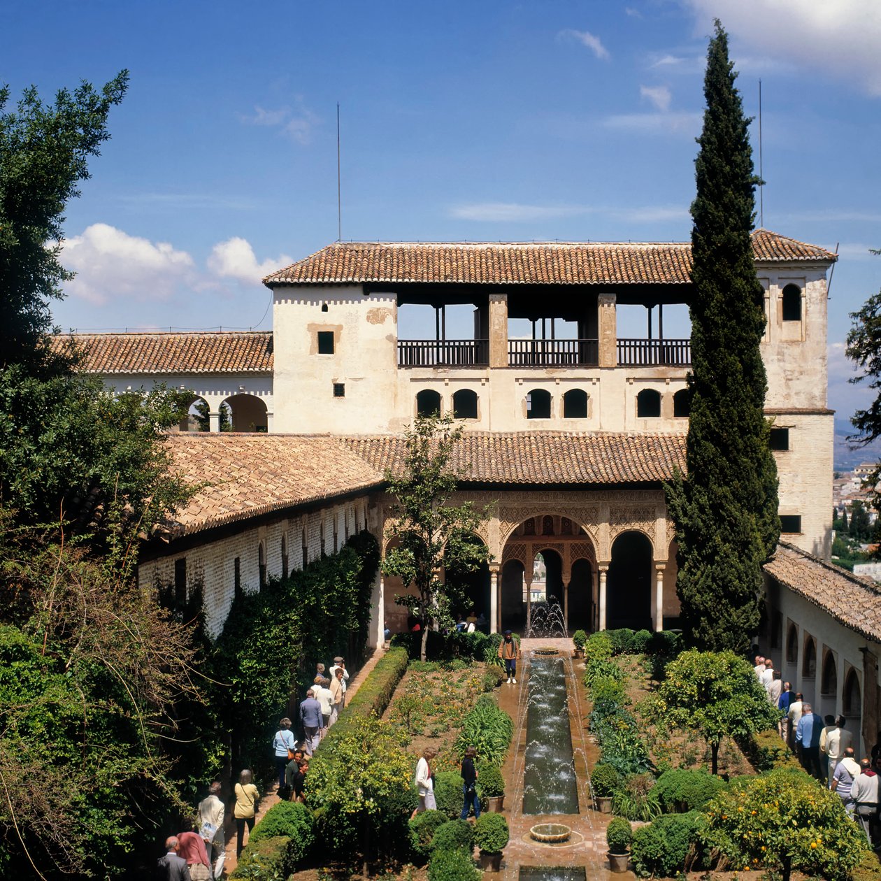 Generalife-paleis, Granada, Spanje door Unbekannt Unbekannt