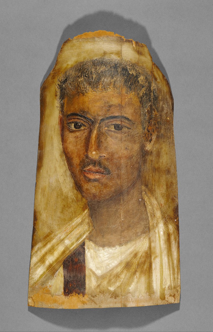 Mummieportret van een Jonge Man door Unbekannt Unbekannt