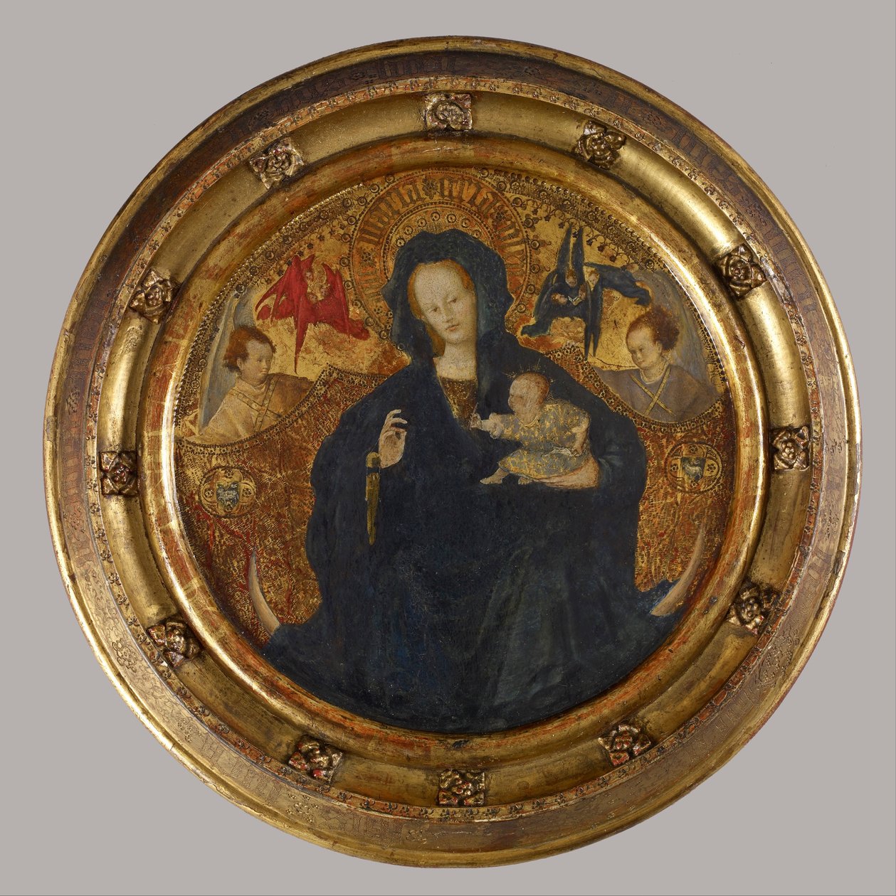 Nederlands - Madonna met het Christuskind Schrijvend door Unbekannt Unbekannt