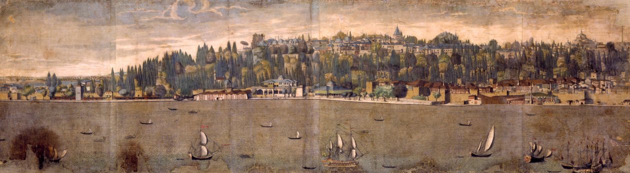 Panorama van Constantinopel door Unbekannt Unbekannt