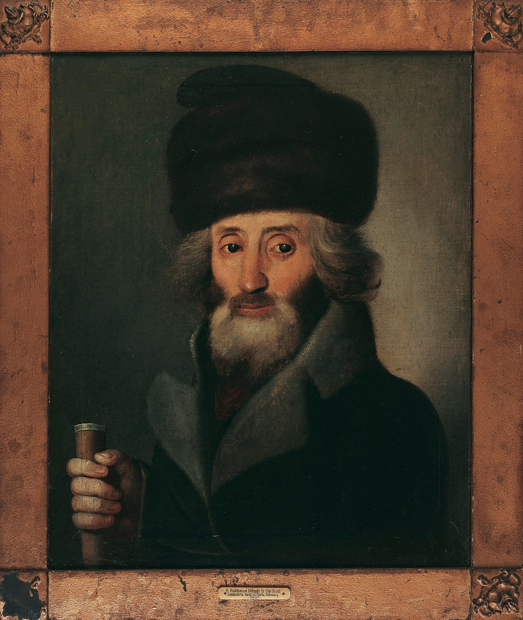 Rabbijnse afgevaardigde naar de Grote Sanhedrin, 1807 door Unbekannt Unbekannt
