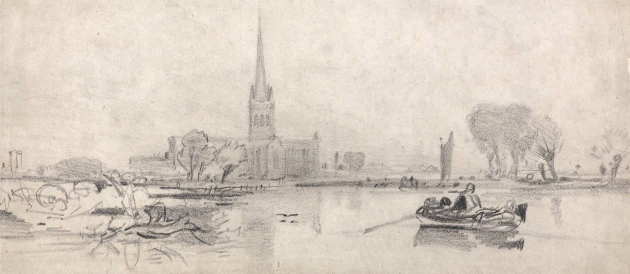 Kathedraal van Salisbury door Unbekannt Unbekannt