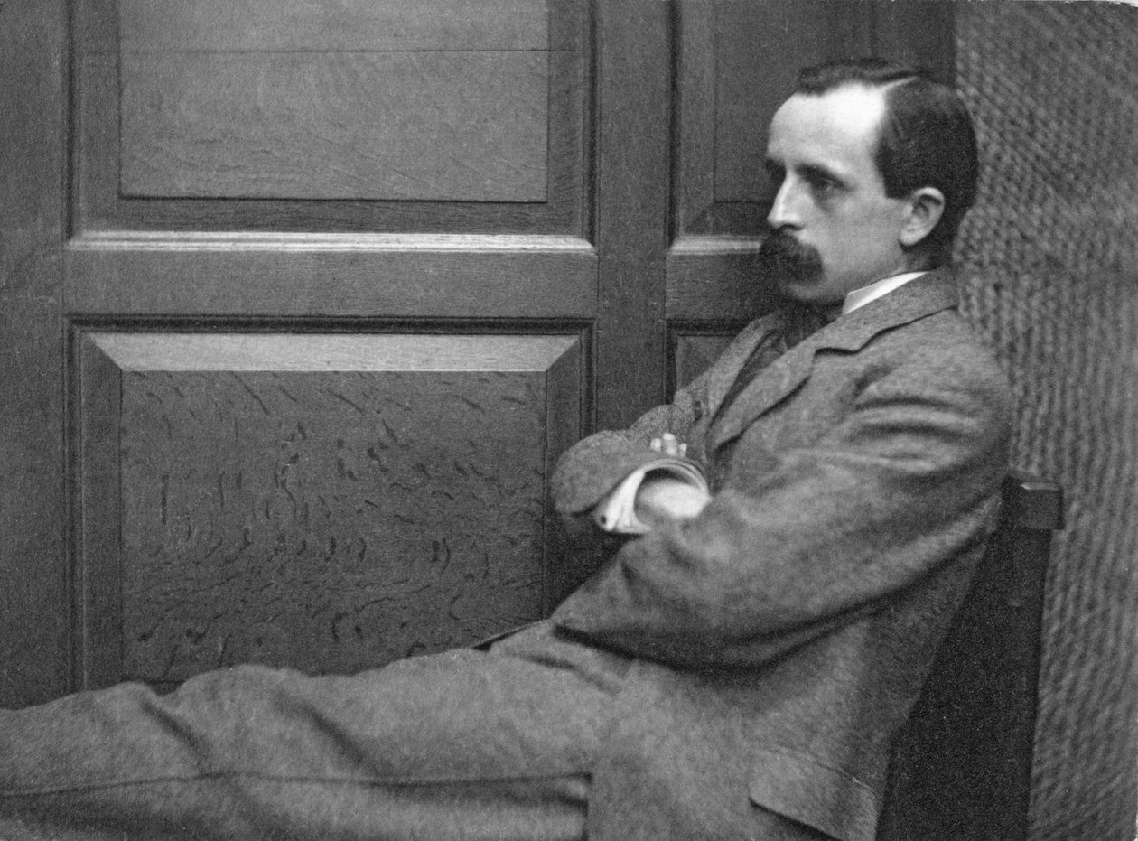 Sir James Matthew Barrie (1860-1937) door Unbekannt Unbekannt