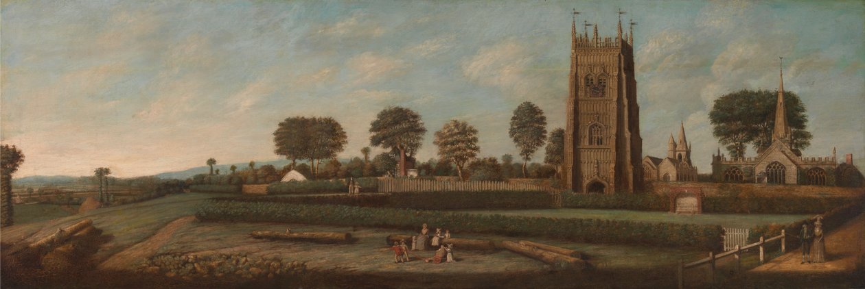 De Klokkentoren van Evesham door Unbekannt Unbekannt