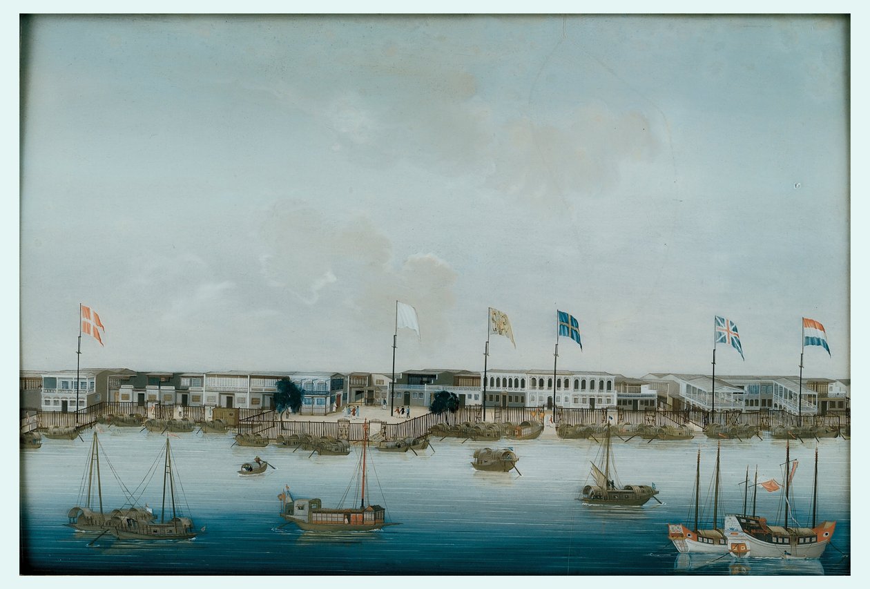De Buitenlandse Fabrieken van Canton door Unbekannt Unbekannt