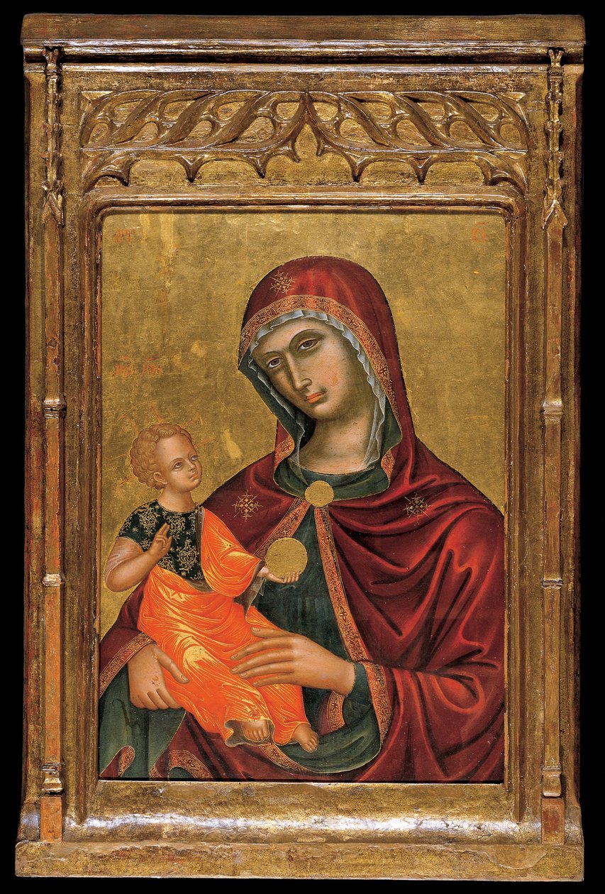 De Maagd Madre della Consolazione door Unbekannt Unbekannt