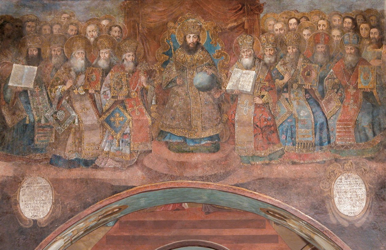 Het Eerste Oecumenische Concilie door Unbekannt Unbekannt