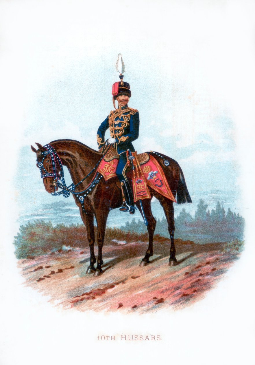 10e Huzaren, 1889 door Unbekannt