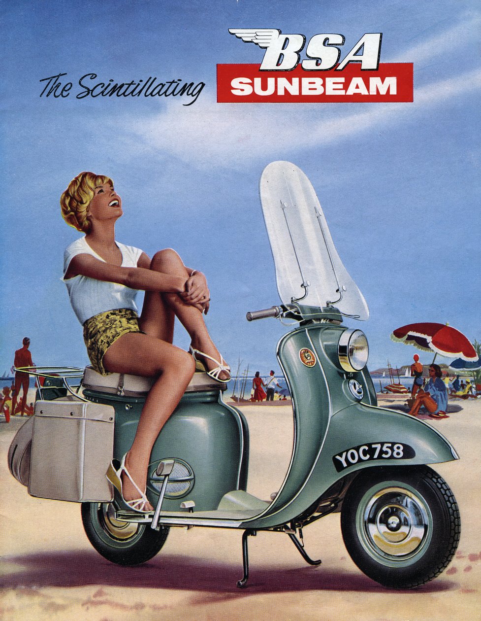 1964 BSA Sunbeam scooter brochure door Unbekannt