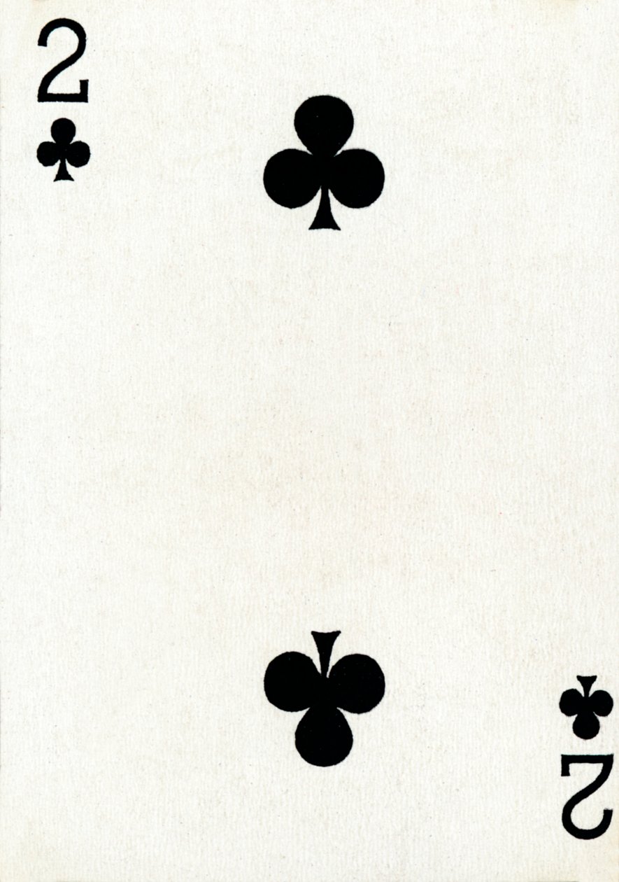 2 van Klaveren uit een kaartspel van Goodall & Son Ltd., ca. 1940 door Unbekannt