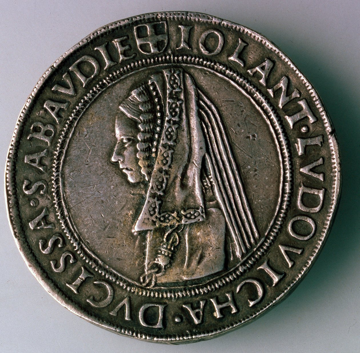 4-Testoon. Hertogdom Savoye, Italië, keerzijde: Iolanta Ludovica, hertogin van Savoye, 1497-1504 door Unbekannt
