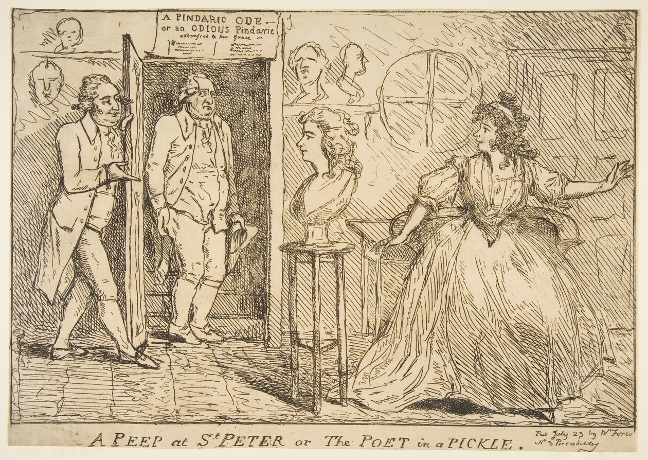 Een Glimp van St. Pieter of De Dichter in de Penarie, 23 juli 1789 door Unbekannt