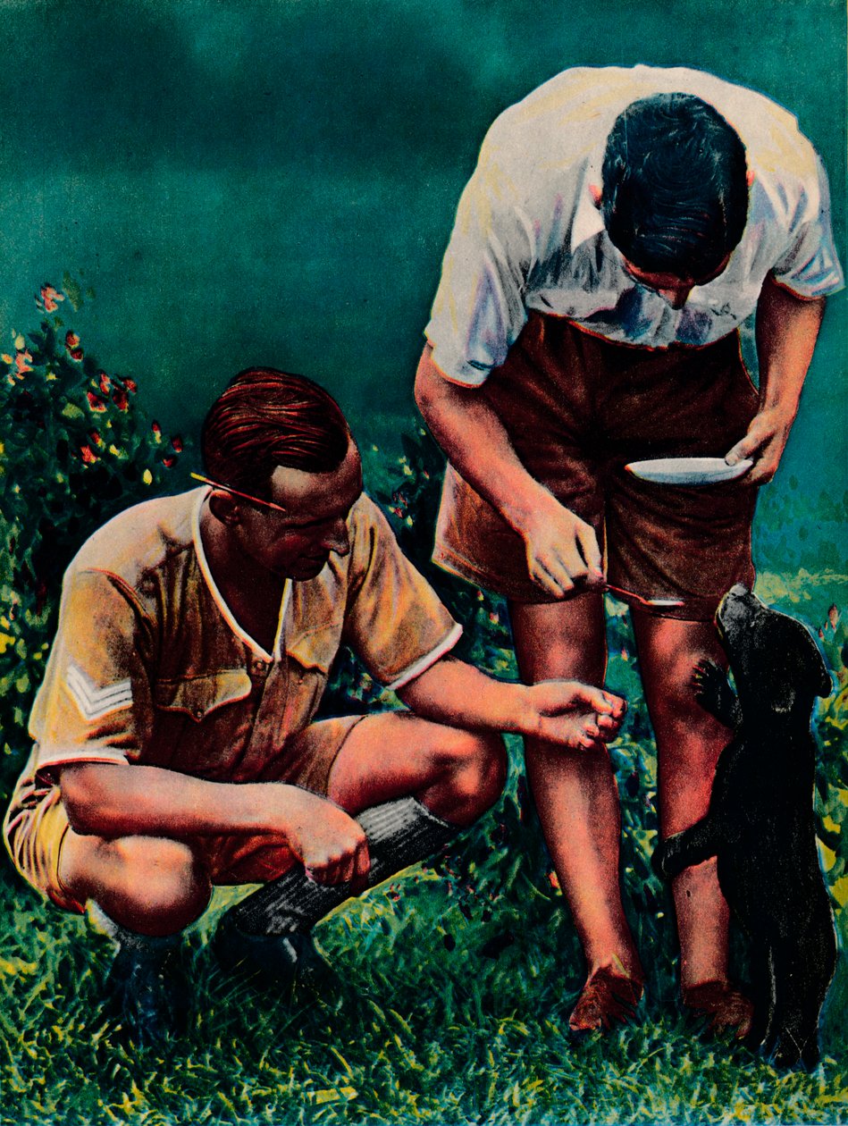 Een Singapore Mascotte van de RAF, 1940 door Unbekannt
