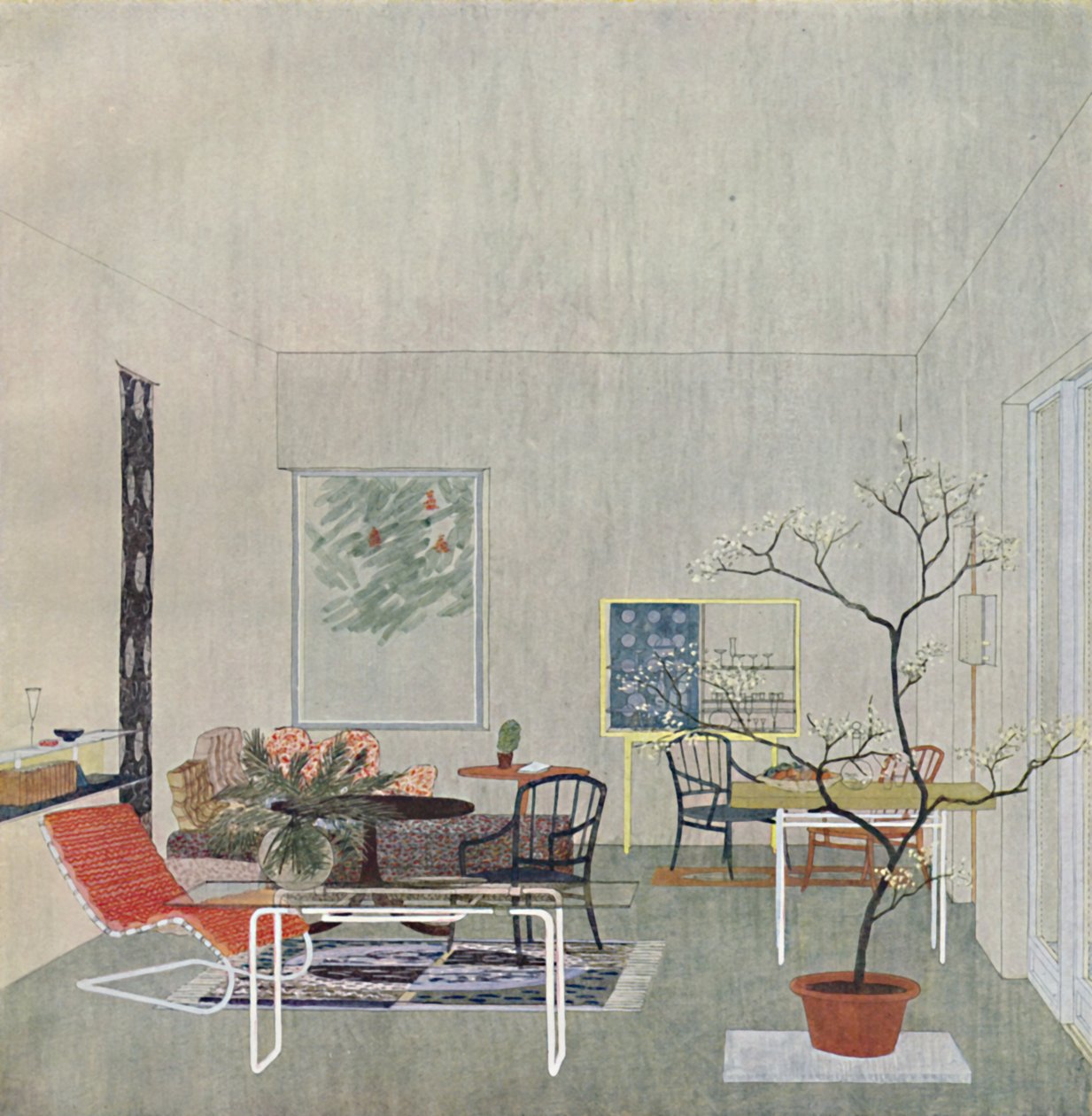 Een ontwerp voor een Gartenraum door Georg Steinklammer uit Wenen, 1935 door Unbekannt