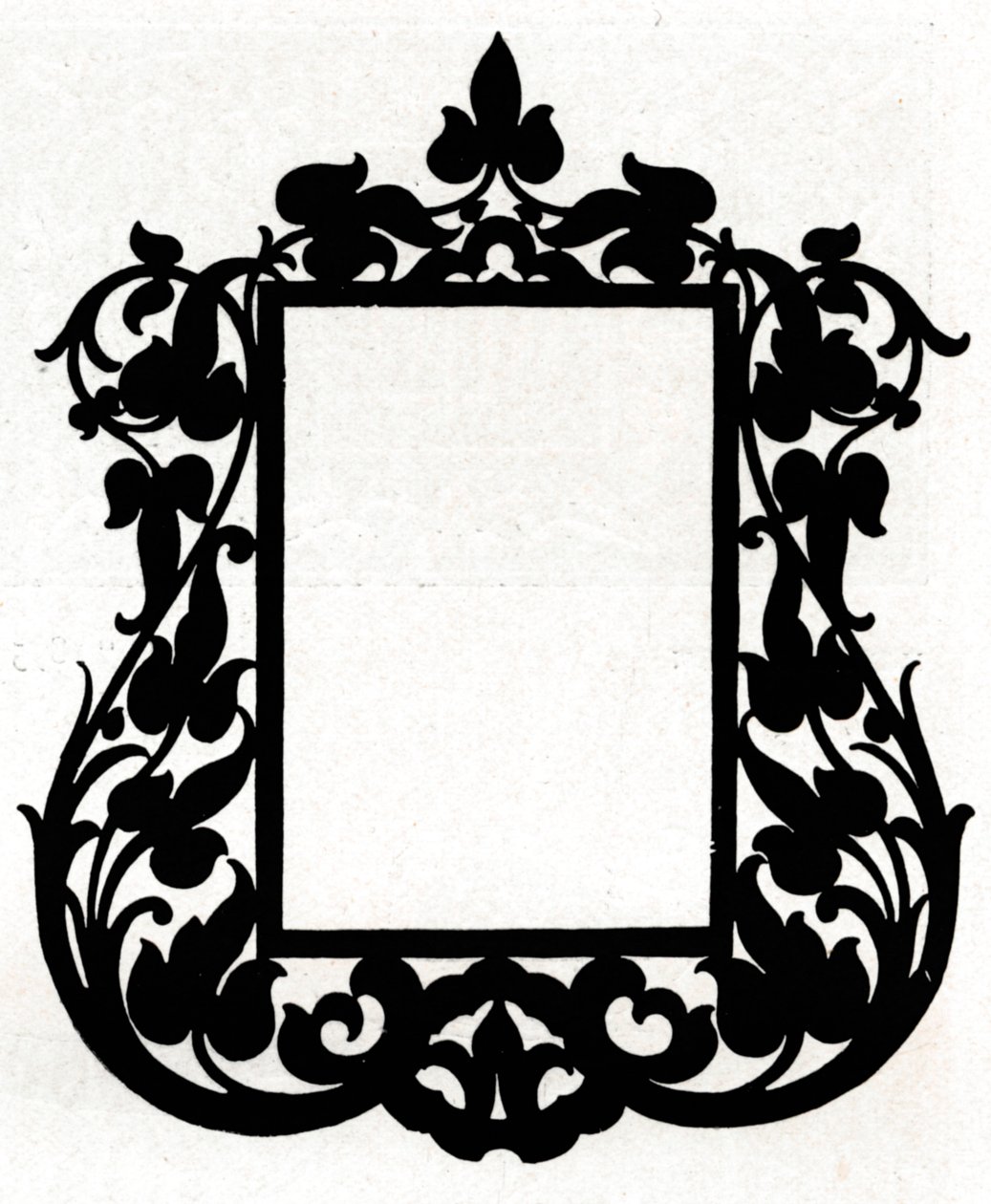 Een ontwerp voor een schilderijlijst getiteld Aesthetic, 1898 door Unbekannt