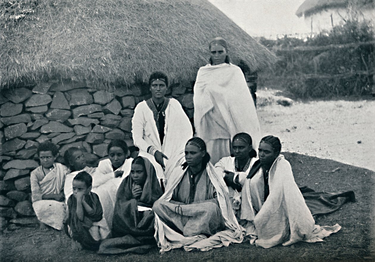 Een groep Abessijnen, 1912 door Unbekannt