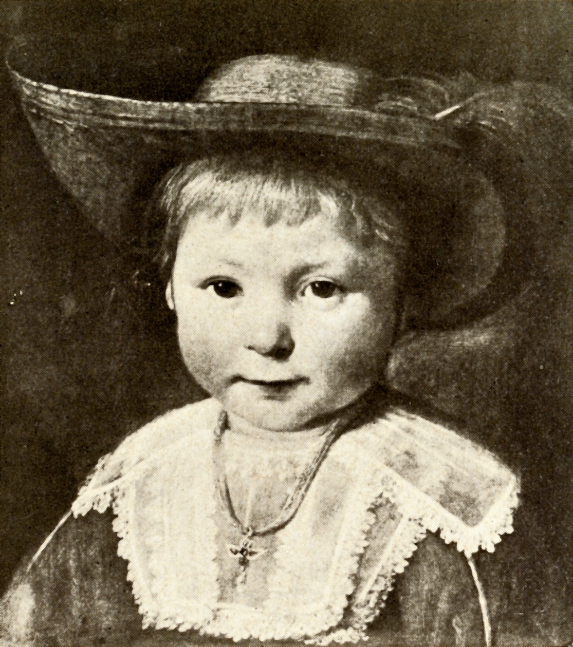 Een kleine Nederlandse jongen uit een portret door Cuyp, ca. 1640-1690, 1937 door Unbekannt