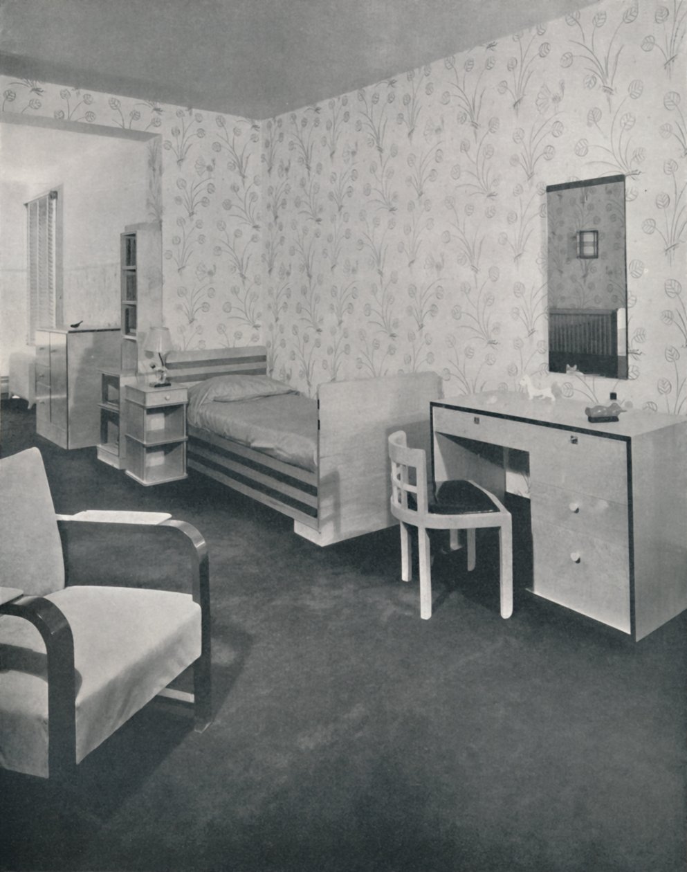 Een kinderkamer ontworpen voor de Frankl Galleries, Inc., 1933 door Unbekannt