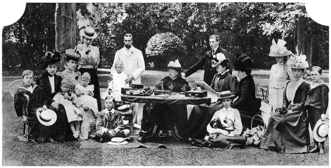 Een koninklijk familiefeest in Osborne House, Isle of Wight door Unbekannt