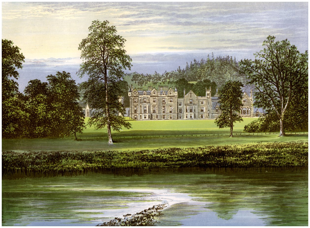 Abbotsford, Roxburghshire, Schotland, huis van de familie Scott, ca. 1880 door Unbekannt