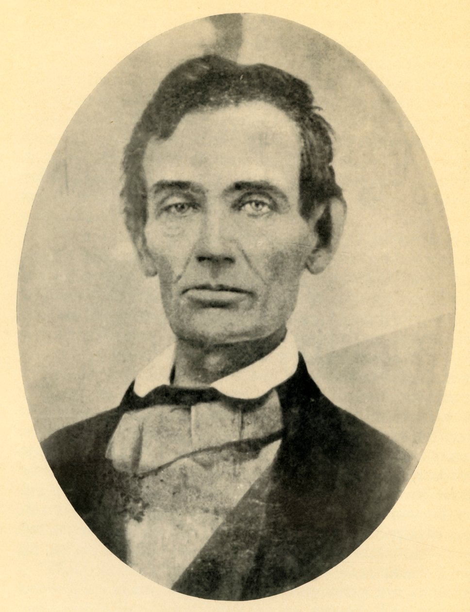 Abraham Lincoln, 1858 door Unbekannt