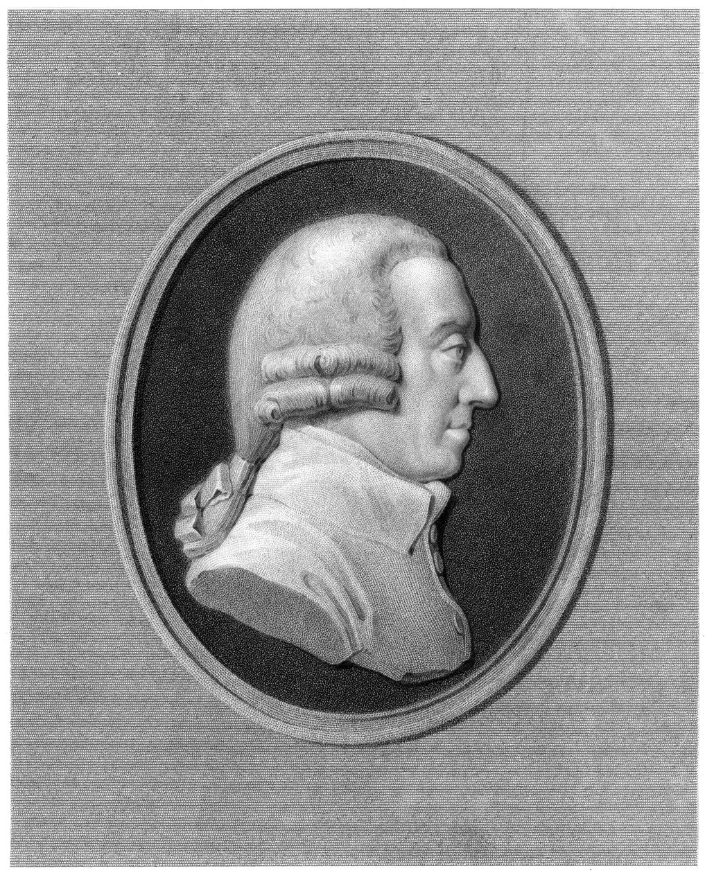 Adam Smith, 18e-eeuwse Schotse filosoof en econoom door Unbekannt