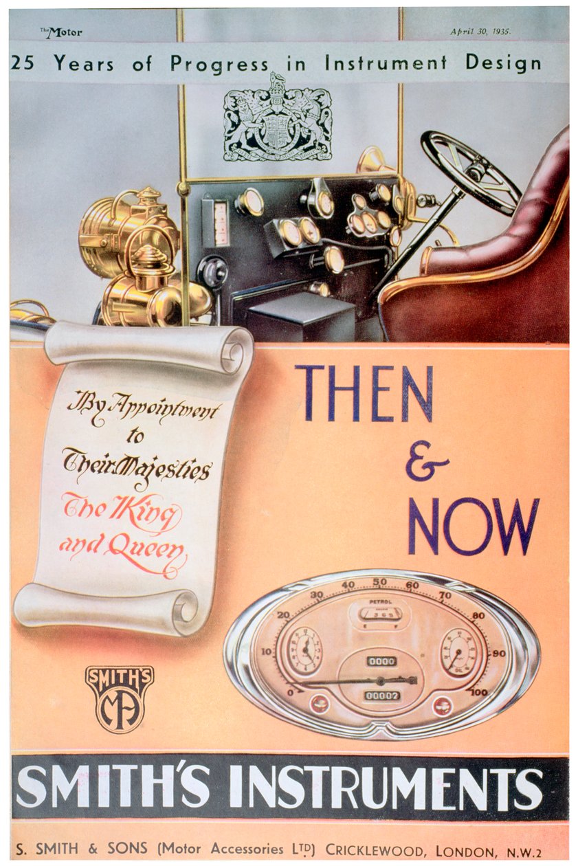 Advertentie voor Smiths Car Instruments, 1935 door Unbekannt