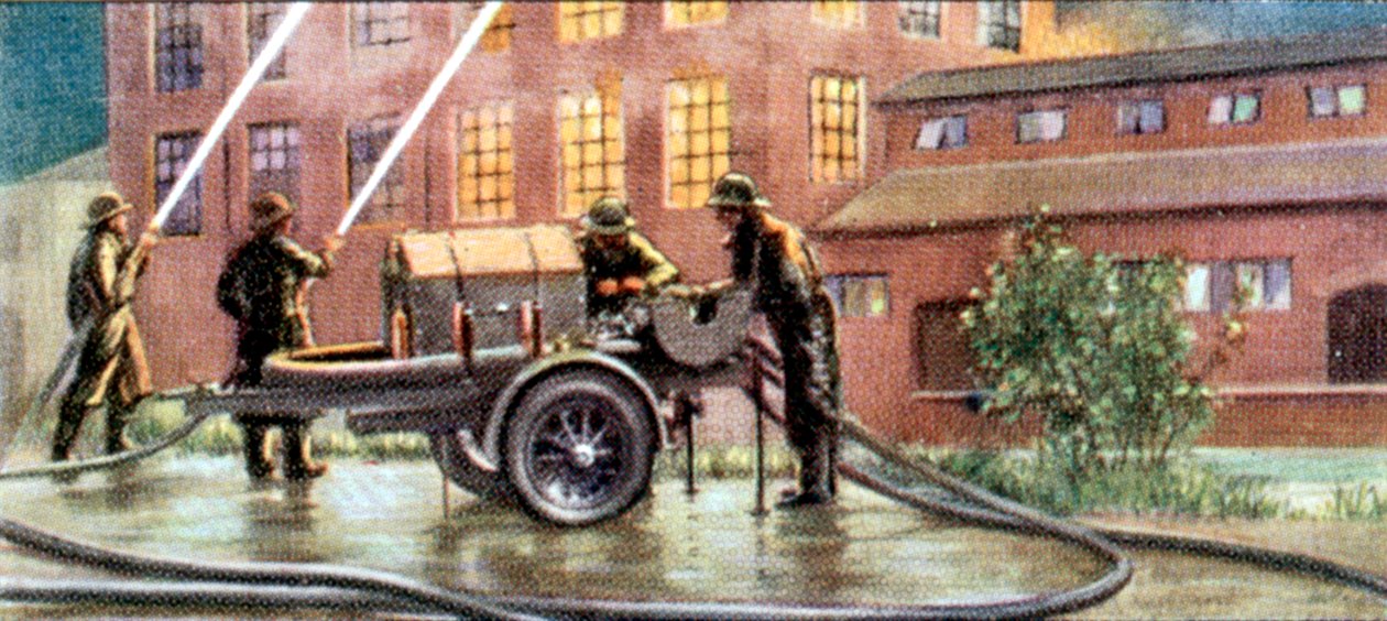 Luchtbeschermingsmaatregelen, sigarettenkaart, Brits, 1938 door Unbekannt