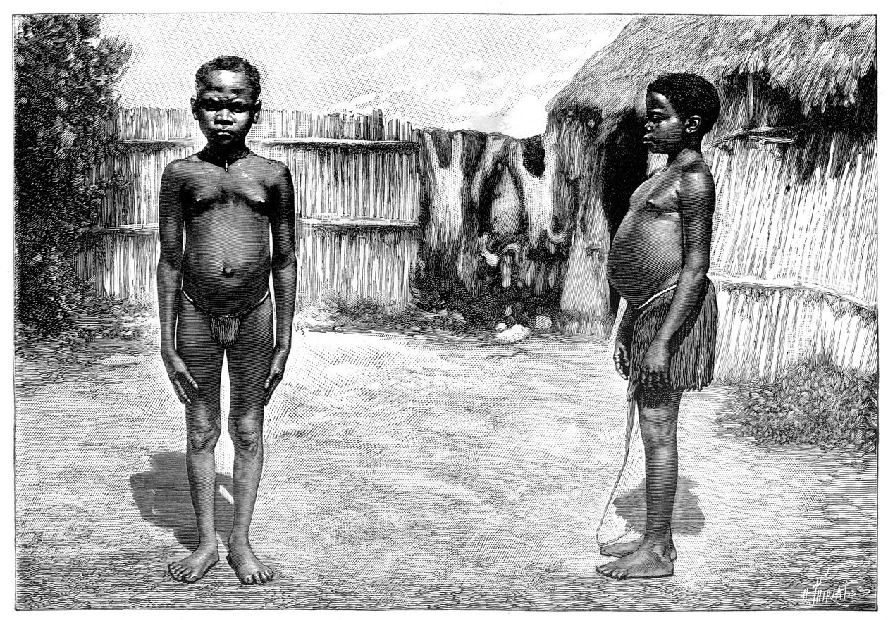 Akka man en vrouw, ca. 1880 door Unbekannt